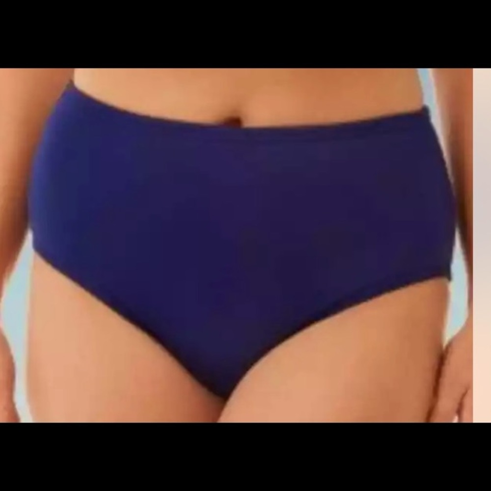 COPY - Navy blue slimming swimwear bottoms